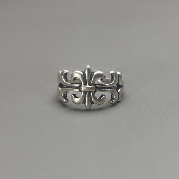Vintage Silver Gothic Star Ring – Adjustable Size, Unisex, Brand New - Picture 1 of 6